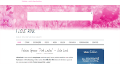 Desktop Screenshot of ilovepink.com.br