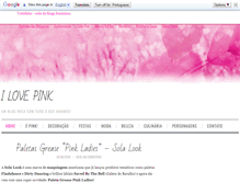 Tablet Screenshot of ilovepink.com.br
